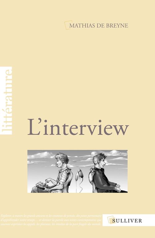 ebook cover of L'interview, by Mathias de Breyne