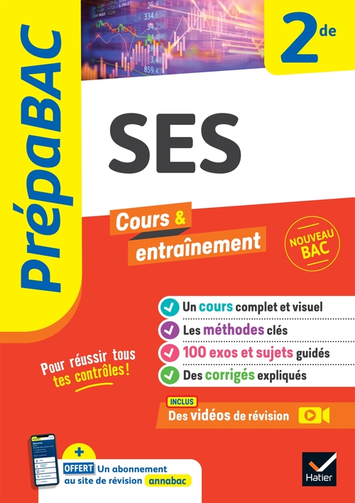 ebook cover of Prépabac - SES 2de, by Sylvain Leder, François Porphire