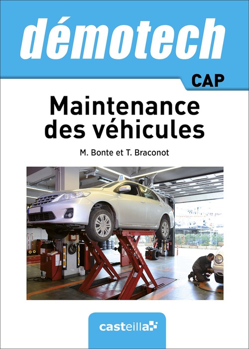 ebook cover of Maintenance des véhicules CAP, by Michel Bonte, Thierry Braconot