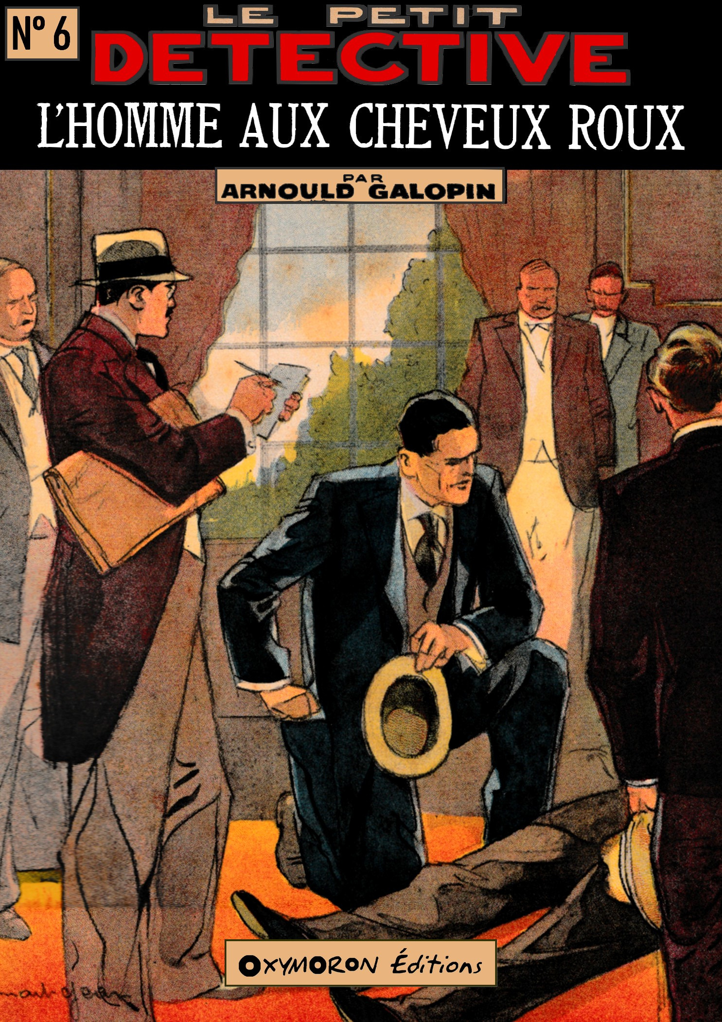 Couverture ebook de L'homme aux cheveux roux, de Arnould Galopin