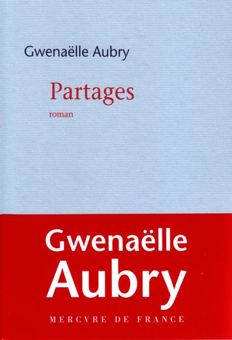 Couverture ebook de Partages, de Gwenaëlle Aubry