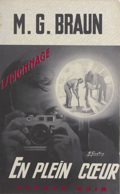 ebook cover of En plein coeur, by M.-G. Braun