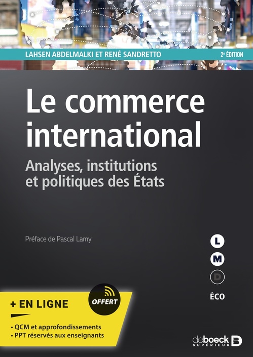 ebook cover of Le commerce international, by Lahsen Abdelmalki, René Sandretto