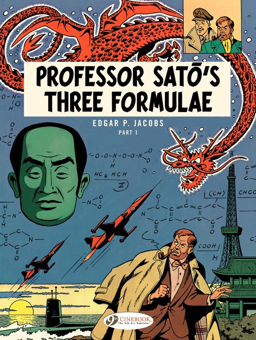 Couverture ebook de Blake & Mortimer - Volume 22 - Professor Sato's Three Formulae (Part 1), de Edgar Pierre Jacobs
