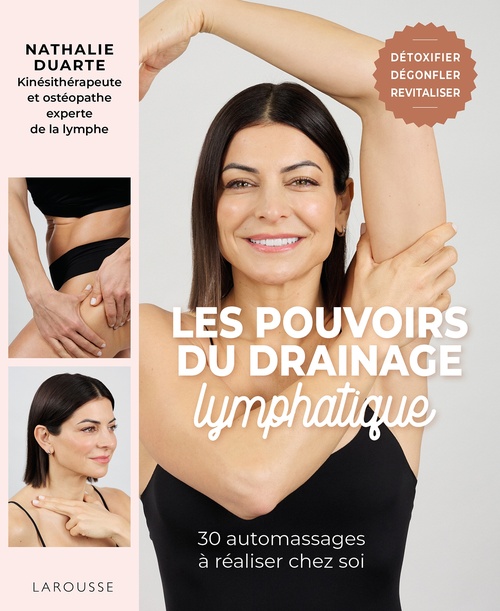 Couverture ebook de Les pouvoirs du drainage lymphatique, de Nathalie Duarte