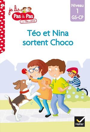 Couverture ebook de Téo et Nina GS-CP Niveau 1 - Téo et Nina sortent Choco, de Isabelle Chavigny, Marie-Hélène Van Tilbeurgh