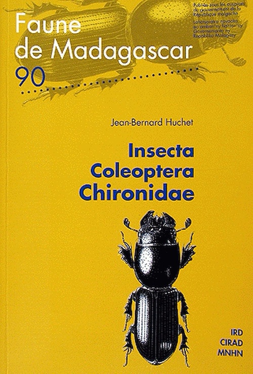 Couverture ebook de Insecta Coleoptera Chironidae, de J.-B. Huchet