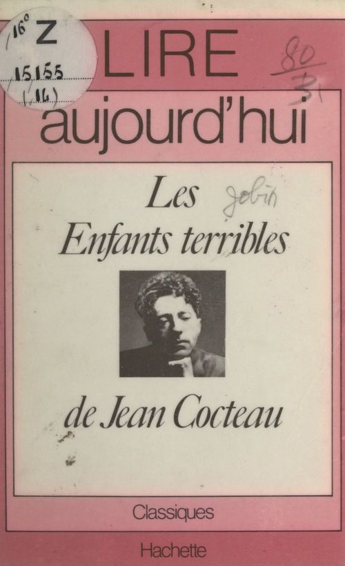Couverture ebook de Les enfants terribles, de Jean Cocteau, de Pierre B. Gobin