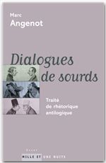 Couverture ebook de Dialogues de sourds, de Marc Angenot