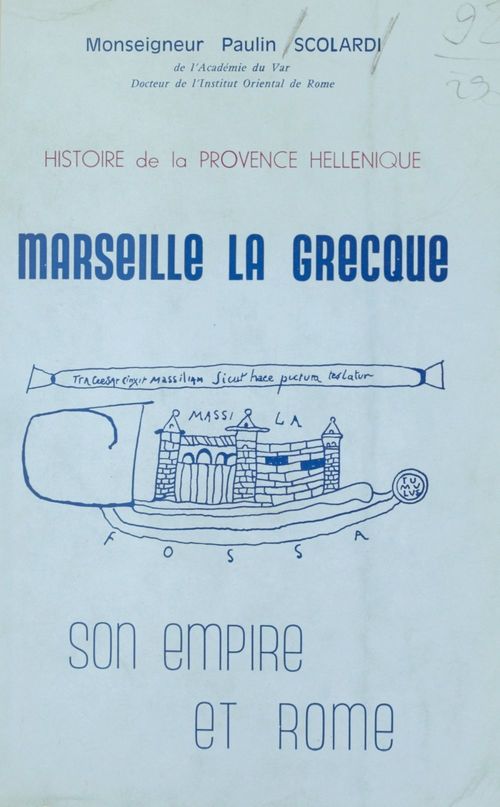 ebook cover of Marseille la grecque, by Paulin Scolardi
