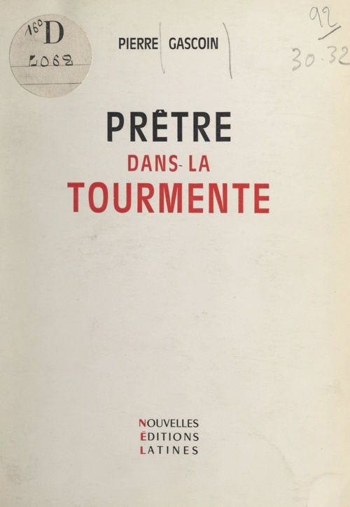 ebook cover of Prêtre dans la tourmente, by Pierre Gascoin