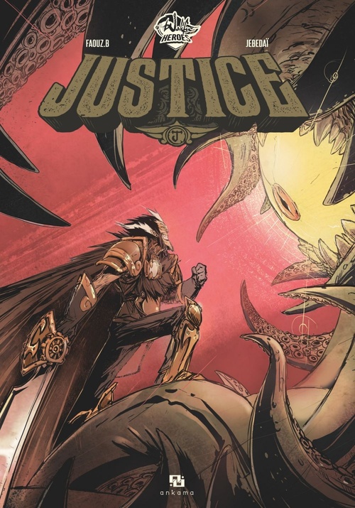 ebook cover of Wakfu Heroes : Justice, by Faouz.b, Jebedaï