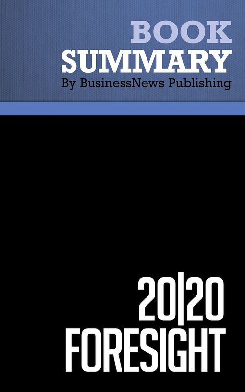Couverture ebook de Summary: 20|20 Foresight, de Hugh Courtney