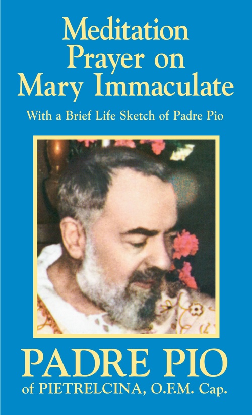 Couverture ebook de Meditation Prayer on Mary Immaculate, de Padre Pio