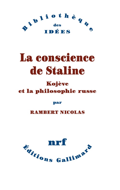 ebook cover of La Conscience de Staline, by Nicolas Rambert