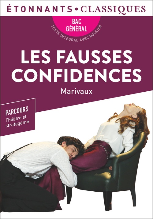 Couverture ebook de Les Fausses Confidences - BAC 2023, de Marivaux