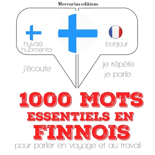 audiobook cover of 1000 mots essentiels en finnois, by JM Gardner