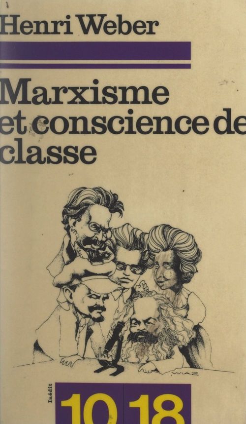 Couverture ebook de Marxisme et conscience de classe, de Henri Weber