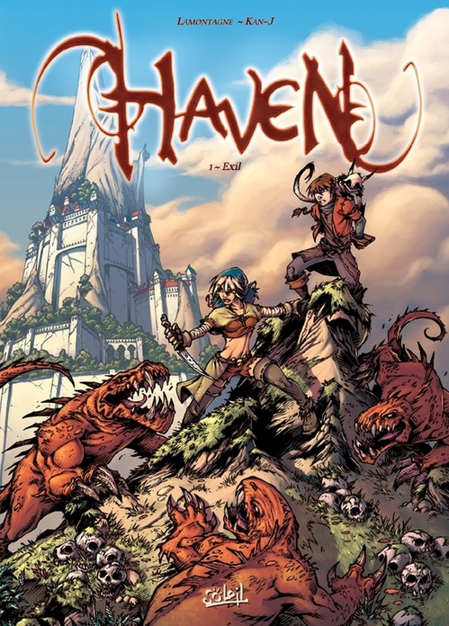 Couverture ebook de Haven T01 - Exil, de Jacques Lamontagne