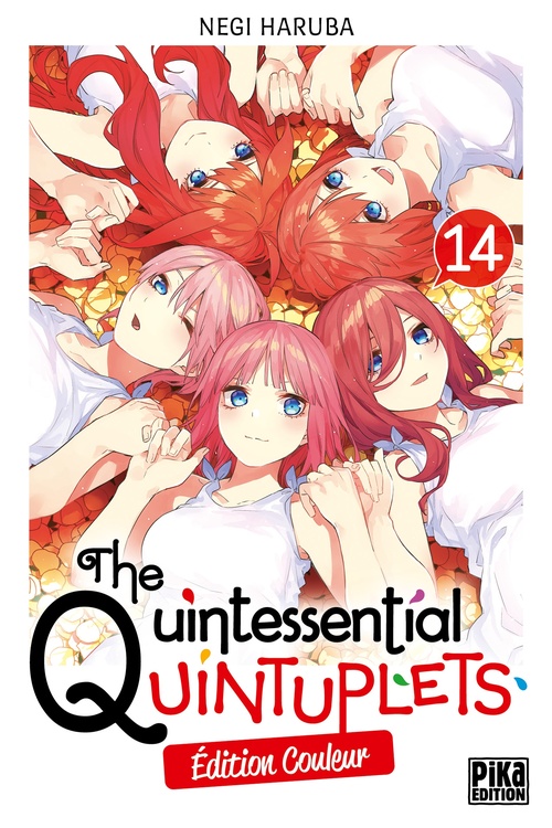 Couverture ebook de The Quintessential Quintuplets T14 Edition couleur, de Negi Haruba