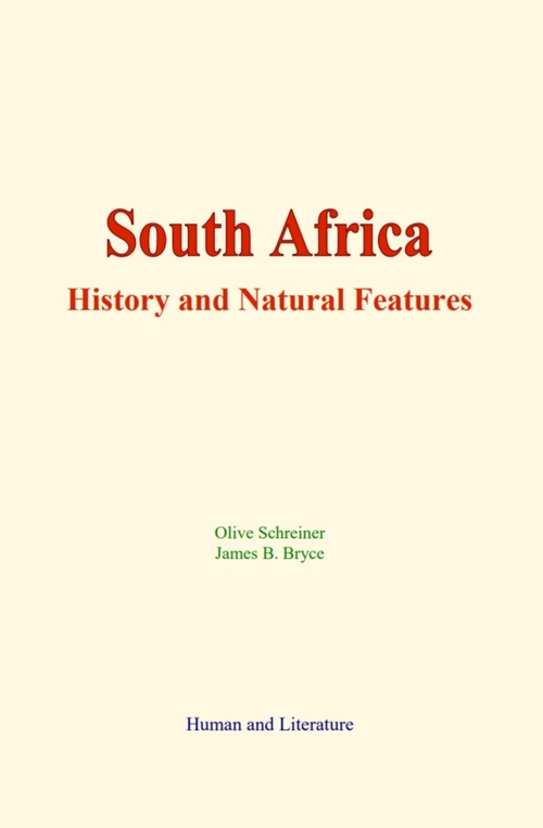 ebook cover of South Africa, by James B. Bryce, Olive Schreiner