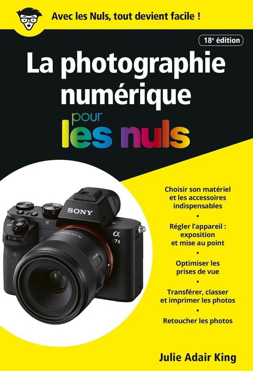 Couverture ebook de Photo numérique Poche Pour les Nuls, 18e, de Julie Adair King