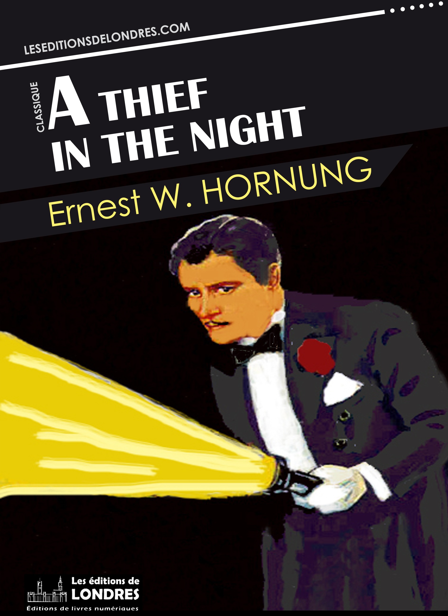ebook cover of A thief in the night, by Ernest William Hornung