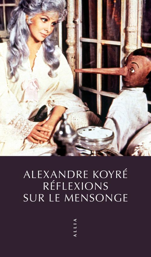 Couverture ebook de Réflexions sur le mensonge, de Alexandre Koyré