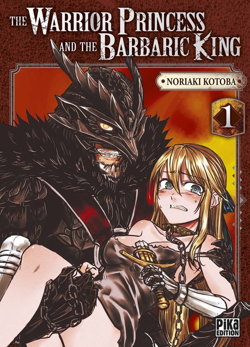 Couverture ebook de The Warrior Princess and the Barbaric King T01, de Noriaki Kotoba