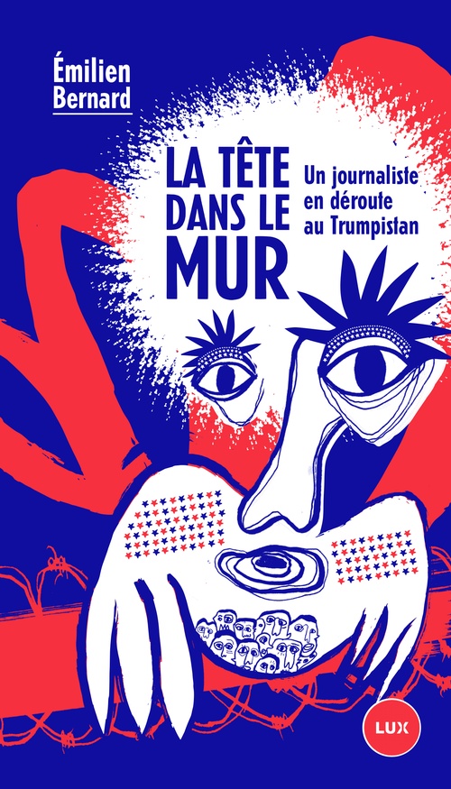 ebook cover of La tête dans le mur, by Émilien Bernard