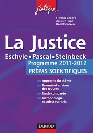 ebook cover of La justice, by Florence Chapiro, Aurélien Hupé