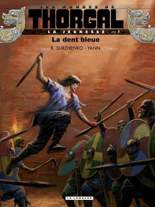 Couverture ebook de La Jeunesse de Thorgal - Tome 7 - La dent bleue, de Roman Surzhenko, Yann