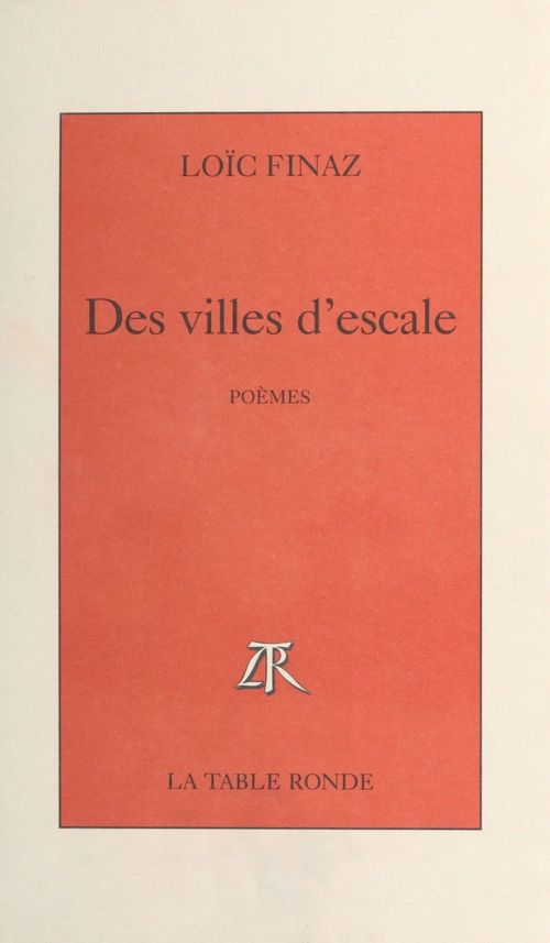 Couverture ebook de Des villes d'escale, de Loïc Finaz