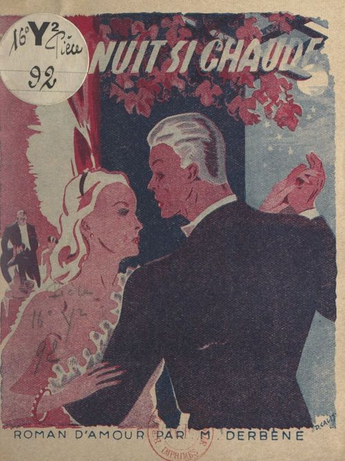 Couverture ebook de Cette nuit si chaude..., de Maurice Derbene
