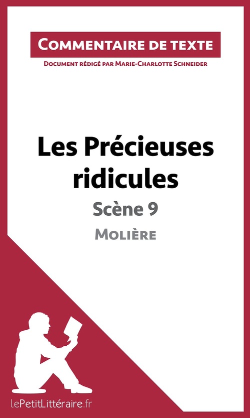 ebook cover of Les Précieuses ridicules de Molière - Scène 9, by Marie-charlotte Schneider