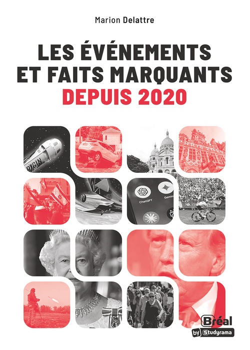 Couverture ebook de Les événements et faits marquants depuis 2020, de Marion Delattre