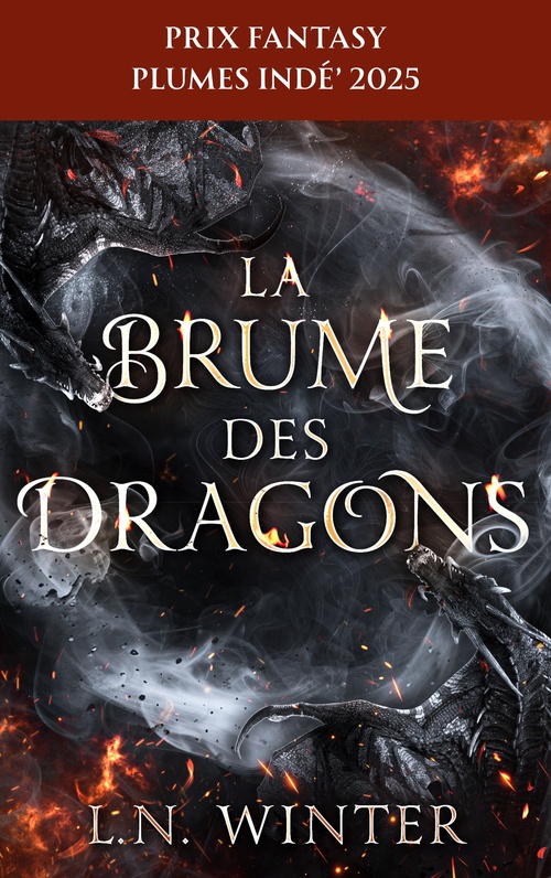ebook cover of La brume des dragons, by L. N. Winter