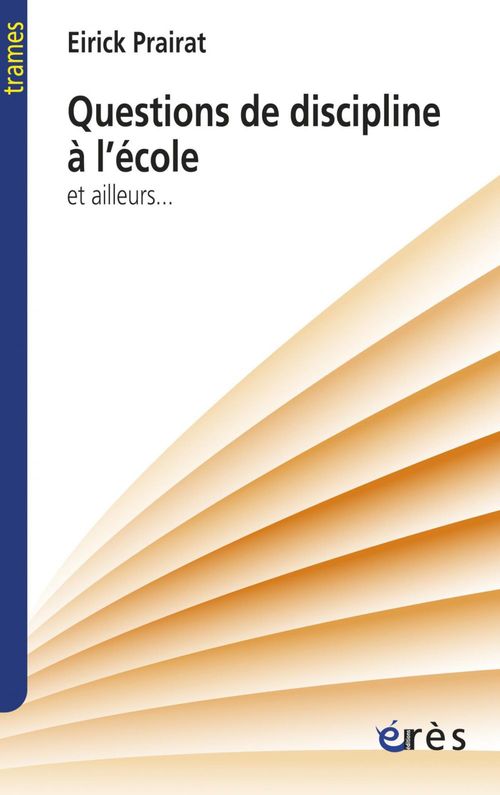 ebook cover of Questions de discipline à l'école, by Eirick Prairat
