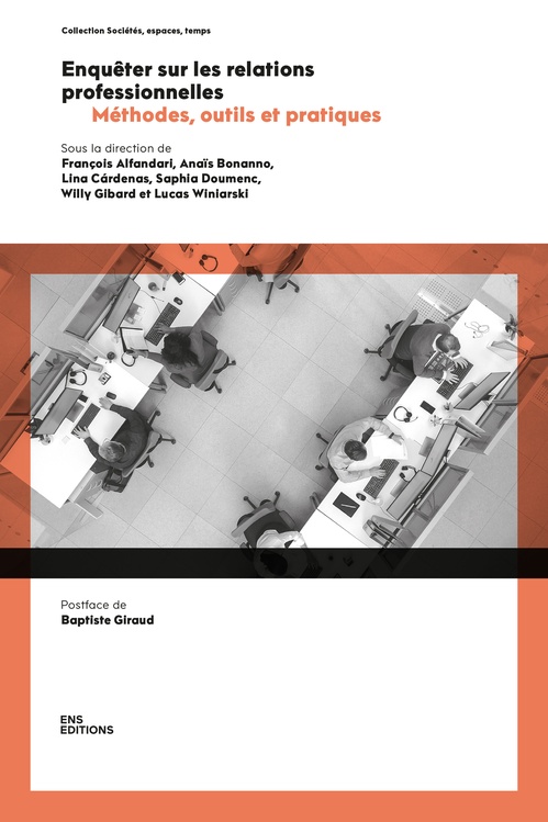Couverture ebook de Enquêter sur les relations professionnelles, de