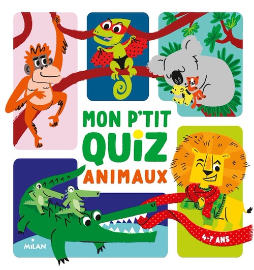 ebook cover of Mon p'tit quiz animaux, by Alice Turquois