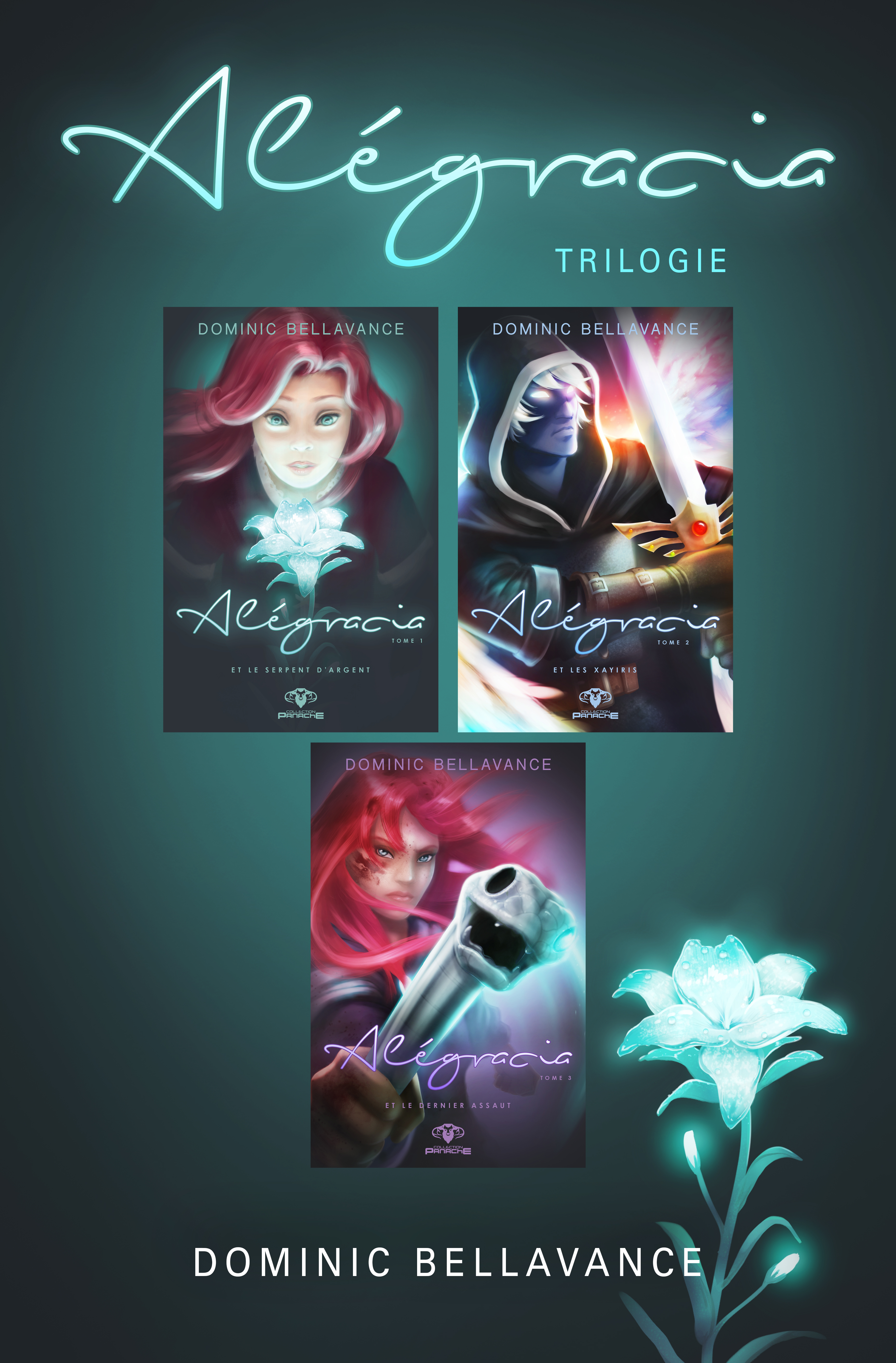 ebook cover of Trilogie Alégracia, by Dominic Bellavance