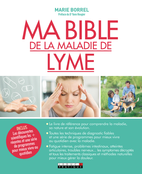 Couverture ebook de Ma Bible de la maladie de Lyme, de Marie Borrel