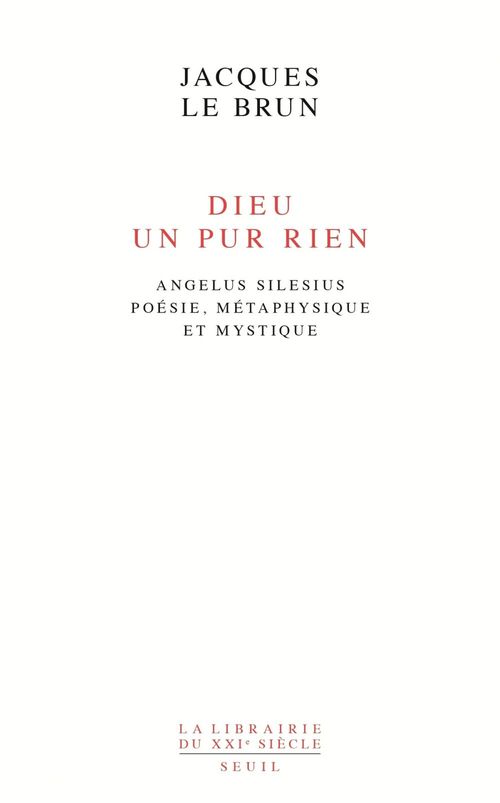 ebook cover of Dieu, un pur rien, by Jacques Le brun