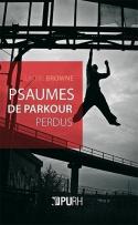 Couverture ebook de Psaumes de parkour perdus, de Laynie Browne, Christophe Lamiot