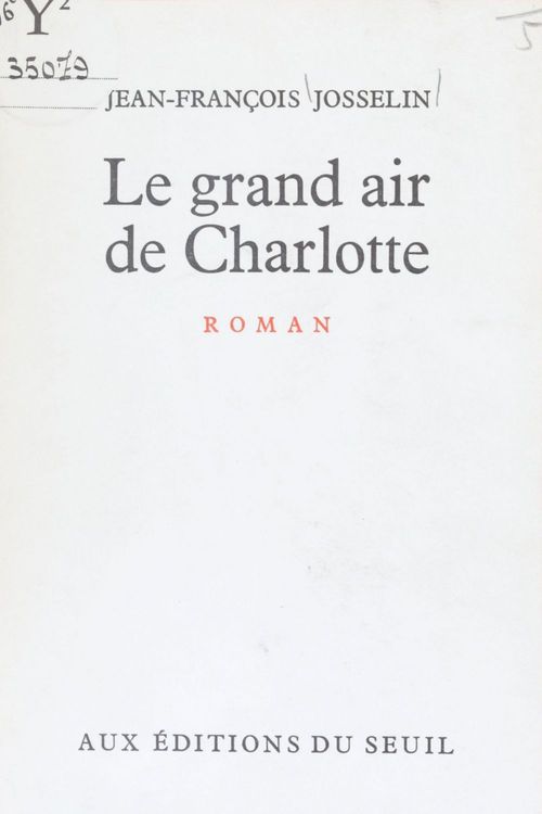 ebook cover of Le grand air de Charlotte, by Jean-Francois Josselin