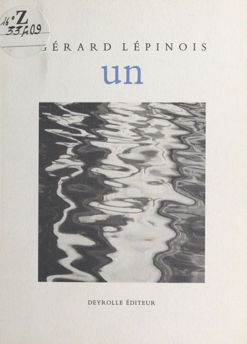Couverture ebook de Un, de Gérard Lépinois