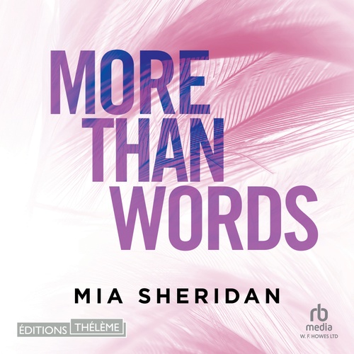 Couverture audiobook de More than words, de Mia Sheridan