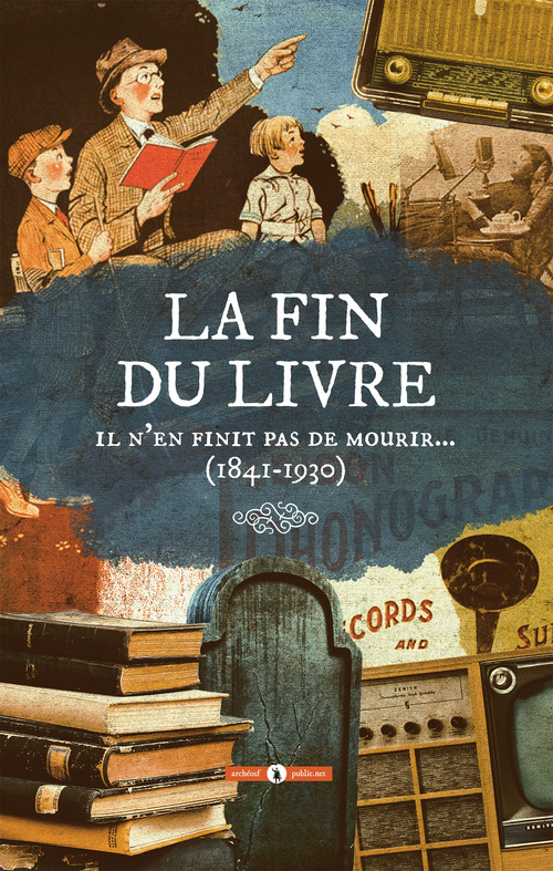 Couverture ebook de La fin du livre, de Alphonse Allais, Ouvrage Collectif, Albert Robida, Octave Uzanne