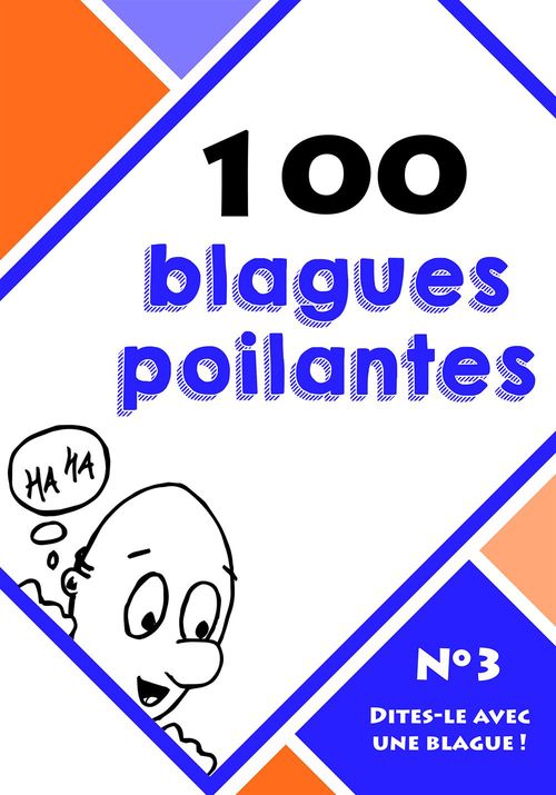 Couverture ebook de 100 blagues poilantes, de Collectif