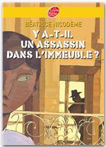 Couverture ebook de Y a-t-il un assassin dans l'immeuble?, de Béatrice Nicodème